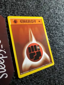 Fighting Energy 97/102 1st Edition Base Set Shadowless 1999 Pokemon NM - Image 3