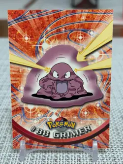2000 Topps Pokemon #88 Grimer (TV Animation Series 2) Blue Logo LP - Image 1