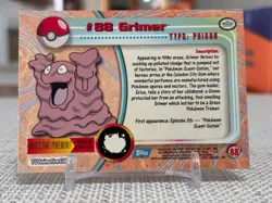 2000 Topps Pokemon #88 Grimer (TV Animation Series 2) Blue Logo LP - Image 2