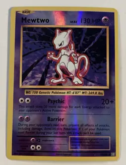 Mewtwo 51/108 Evolutions Reverse Holo LP Pokemon TCG - Image 1