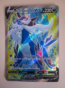 Pokemon TCG Hisuian Samurott V 176/189 (Astral Radiance) - NM/M - Pack Fresh - Image 1