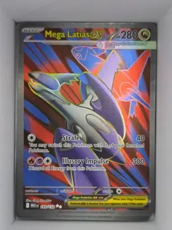 Pokemon TCG Mega Latias ex 163/132 Mega Evolution Full Art Holo Near Mint - Image 1