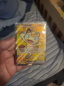 Meowth Ex 107/88 ULTRA RARE Perfect Order Pokemon Near Mint - Image 1