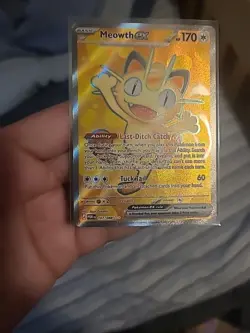 Meowth Ex 107/88 ULTRA RARE Perfect Order Pokemon Near Mint - Image 5
