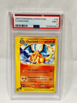 2002 POKEMON EXPEDITION #39 CHARIZARD PSA 9 Regular Mint!!! - Image 1
