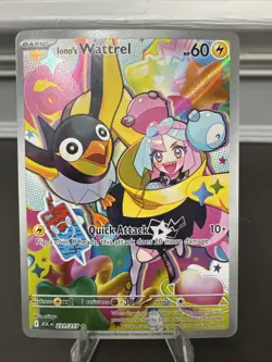 Iono’s Wattrel 231/217 Illustration Rare Pokemon TCG Ascended Heroes - Image 1