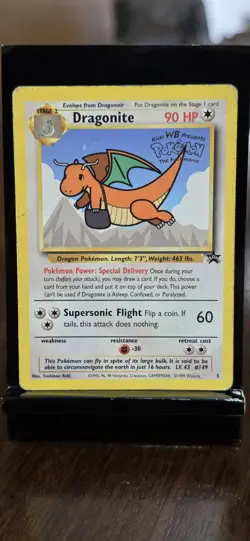 Pokemon TCG Dragonite (Movie Promo) 05/53 Wotc Promo Regular A - Image 2
