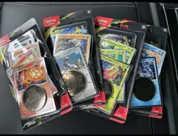 ALL 4 Pokemon Perfect Order Checklane Blister Packs W/All 10 Exclusive Promos!! - Image 1