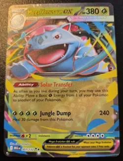 Mega Venusaur EX 003/132 Double Rare Mega Evolution Pokemon TCG - Image 1