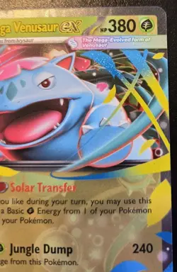 Mega Venusaur EX 003/132 Double Rare Mega Evolution Pokemon TCG - Image 3