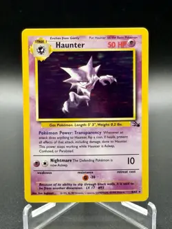 Pokemon TCG Haunter 6/62 Holo Rare Fossil Unlimited MP/LP Vintage WOTC - Image 1