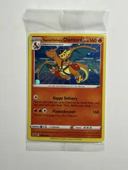 Pokemon Special Delivery Charizard SWSH075 Sword & Shield Promo Holo English - Image 3