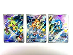 Pokemon TCG First Partners Sinnoh Turtwig MEP 040 Piplup 042 Chimchar 041 Mint - Image 1