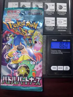 Heavy 8.60g Pokemon Sealed Journey Together Japanese Booster Pack - Image 1