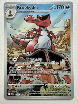 Krookodile 137/086 Illustration Rare - Pokemon TCG Black Bolt (Pack Fresh) NM+/M - Image 1