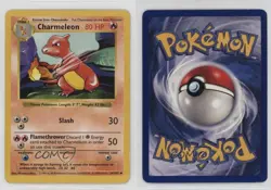 Charmeleon Shadowless Pokemon Base Set #24 1999 - Image 3