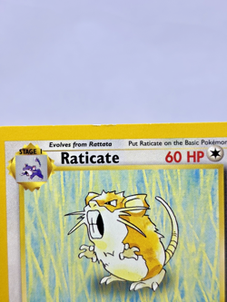 Raticate 040/102 Pokemon Base Set Regular Heavily Played Unlimited Edition - Image 2