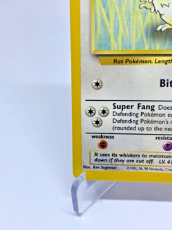 Raticate 040/102 Pokemon Base Set Regular Heavily Played Unlimited Edition - Image 3
