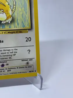 Raticate 040/102 Pokemon Base Set Regular Heavily Played Unlimited Edition - Image 4