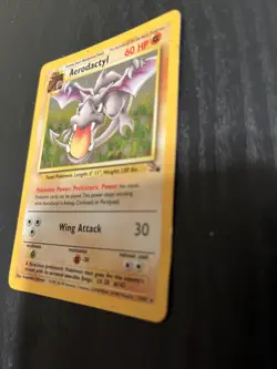 Pokemon TCG Aerodactyl Fossil 1 Holo Unlimited Holo Rare - Image 4