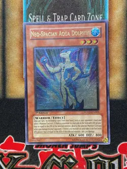 Yugioh Neo-Spacian Aqua Dolphin POTD-EN003 Ultimate Rare 1st Edition LP - Image 1