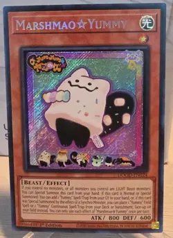 Yu-Gi-Oh! TCG Marshmao Yummy 1st Edition DOOD-EN024 Secret Rare NM - Image 2