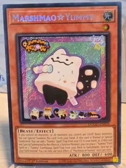 Yu-Gi-Oh! TCG Marshmao Yummy 1st Edition DOOD-EN024 Secret Rare NM - Image 5