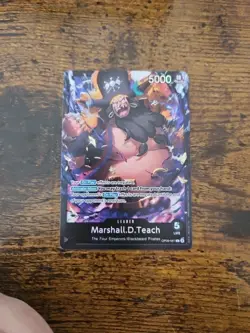 One Piece TCG Marshall D. Teach OP09-081 Leader SP Alt Art Blackbeard - Image 1