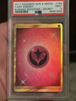 2017 Pokemon SM Burning Shadows Fairy Energy #169/147 PSA 9 - Image 1