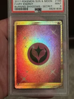 2017 Pokemon SM Burning Shadows Fairy Energy #169/147 PSA 9 - Image 2