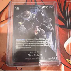 One Piece CCG Five Elders OP13-082 Carrying on His Will Foil Alt Art SR 12000 - Image 1