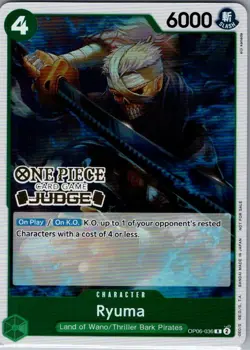 Ryuma (Judge Pack Vol. 4) OP06-036 English One Piece Promo - NM - Image 1