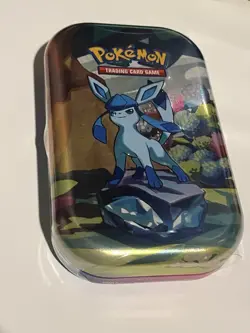 Pokemon Scarlet & Violet Prismatic Evolutions SEALED Mini Tin Glaceon US SELLER - Image 1