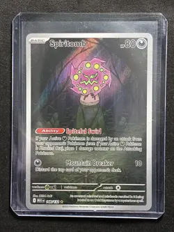 Pokemon TCG - Spiritomb 148/132 IR - Mega Evolution - English - NM - Image 3