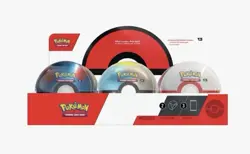 POKEMON TCG: POKEBALL TIN Q4 2024 6-CT CASE FACTORY SEALED SHIPS NOW - Image 1