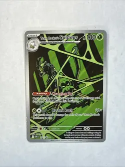 Pokemon TCG Team Rocket’s Spidops 187/182 Destined Rivals Illustration Rare - Image 2