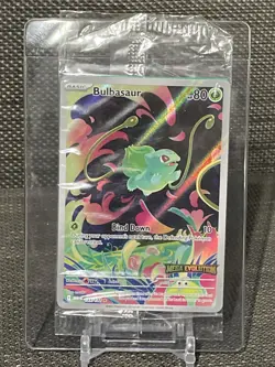 Pokemon Bulbasaur 133/132 Mega Evolution Stamped Promo “Sealed” - Image 1