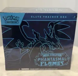 Pokemon Mega Evolution Phantasmal Flames Elite Trainer Box ETB New Sealed - Image 1