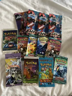 Pokemon Base Set Booster Ex Power Keepers Vs And More Booster Packs Wrappers - Image 2