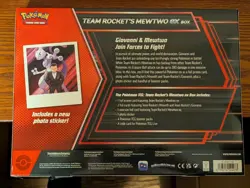 Pokemon TCG: Team Rockets Mewtwo Ex Box & Cynthia's Garchomp Ex Box Combo New - Image 4