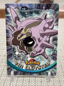 2000 Topps Pokemon #91 Cloyster (TV Animation Series 2) Blue Logo LP - Image 1