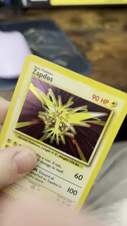 Pokemon Zapdos 016/102 Base Set Holo Vintage LP WOTC - Image 2
