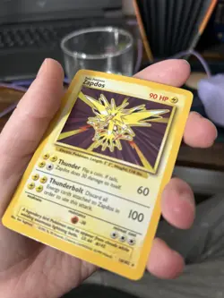 Pokemon Zapdos 016/102 Base Set Holo Vintage LP WOTC - Image 5