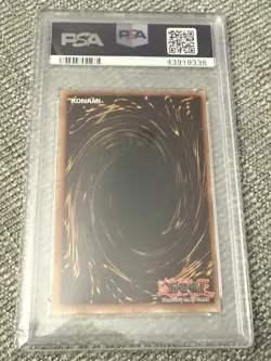 Yu-Gi-Oh! TCG Dark Magician LOB-005 1st Edition PSA 8 - Image 2