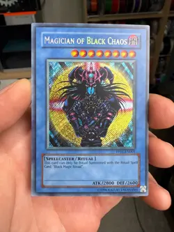 Magician of Black Chaos Secret Rare PP01-EN001 Premium Pack 1 Unlimited - Image 1