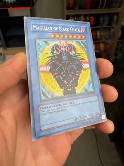Magician of Black Chaos Secret Rare PP01-EN001 Premium Pack 1 Unlimited - Image 2