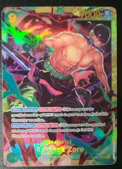 ONE PIECE RORONOA ZORO OP-06 118 SEC ENG FRESH PACK FULL ART - Image 1