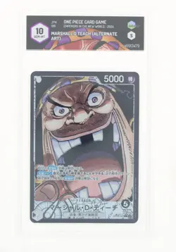 One Piece Card Game- Marshall.D.Teach (Alternate) - OP09-081 - GRAAD 10 JAP 2024 - Image 1