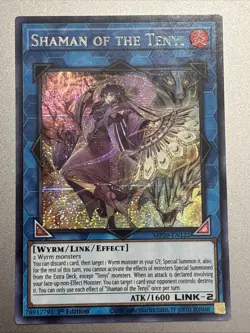 Shaman of the Tenyi MP20-EN122 2020 1st Edition Prismatic Secret Rare 1st LP - Image 1