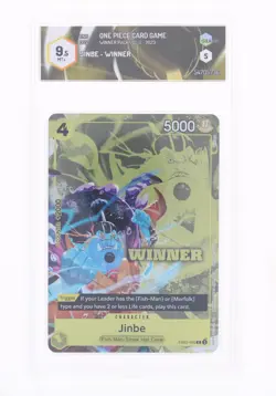 One Piece Card Game - Jinbe WINNER - EB02-055 - GRAAD 9.5 ENG 2023 - Image 1